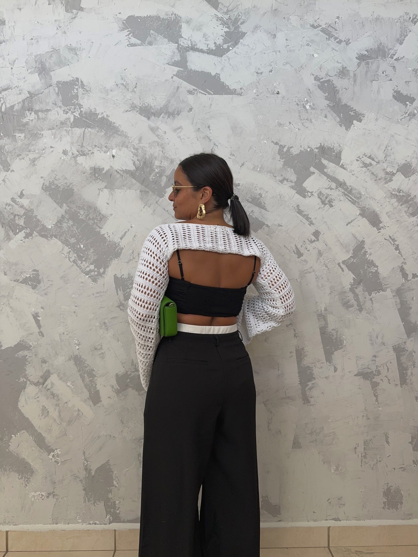 Contrast Waist Pants