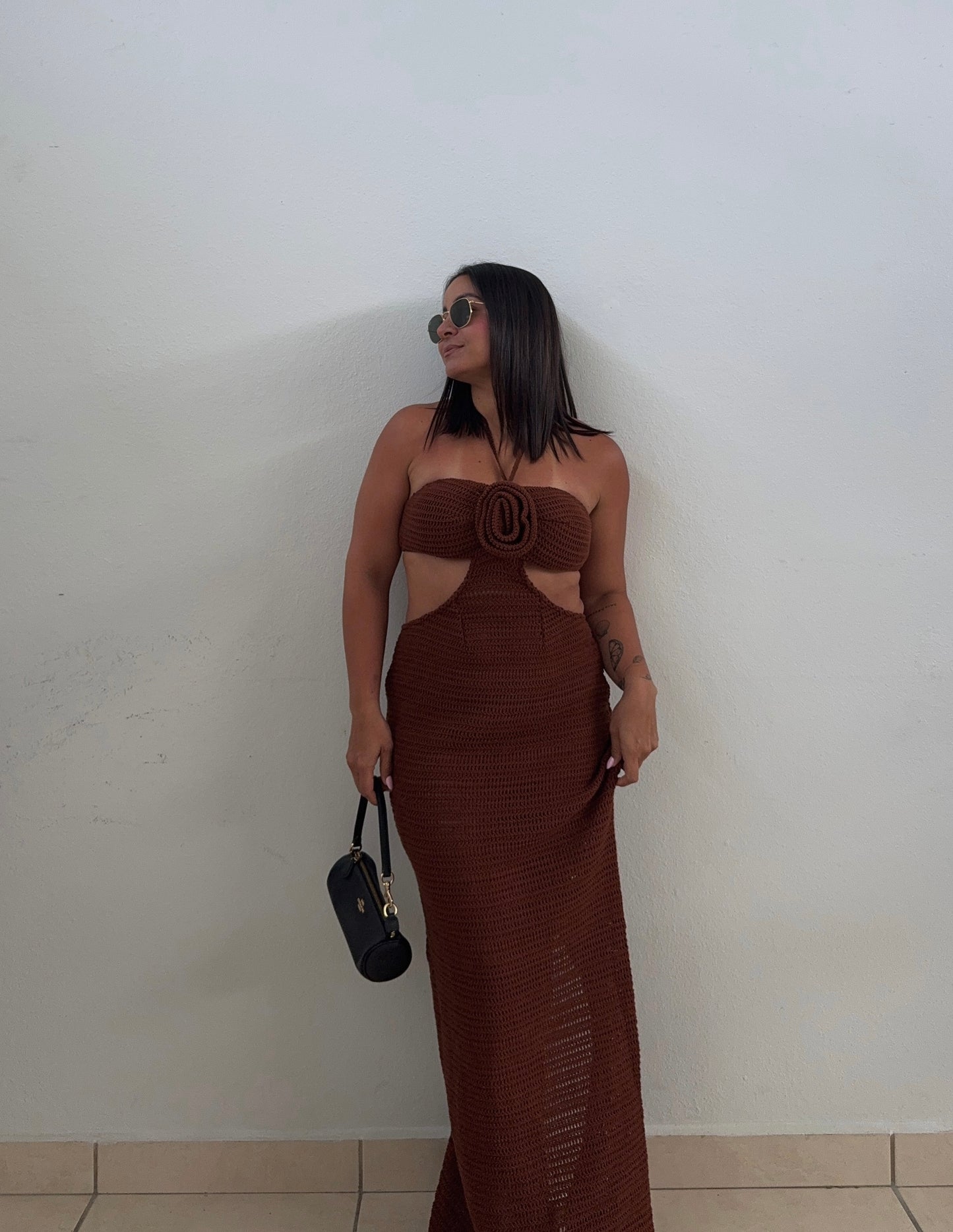 Cleo Crochet Maxi Dress