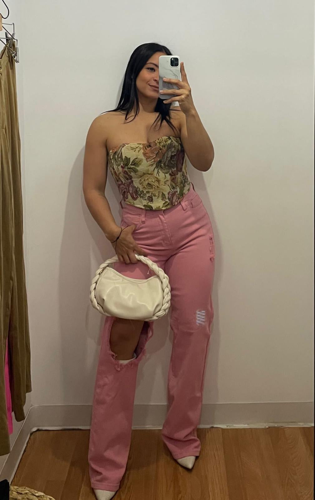 Blush Straight Leg Jeans