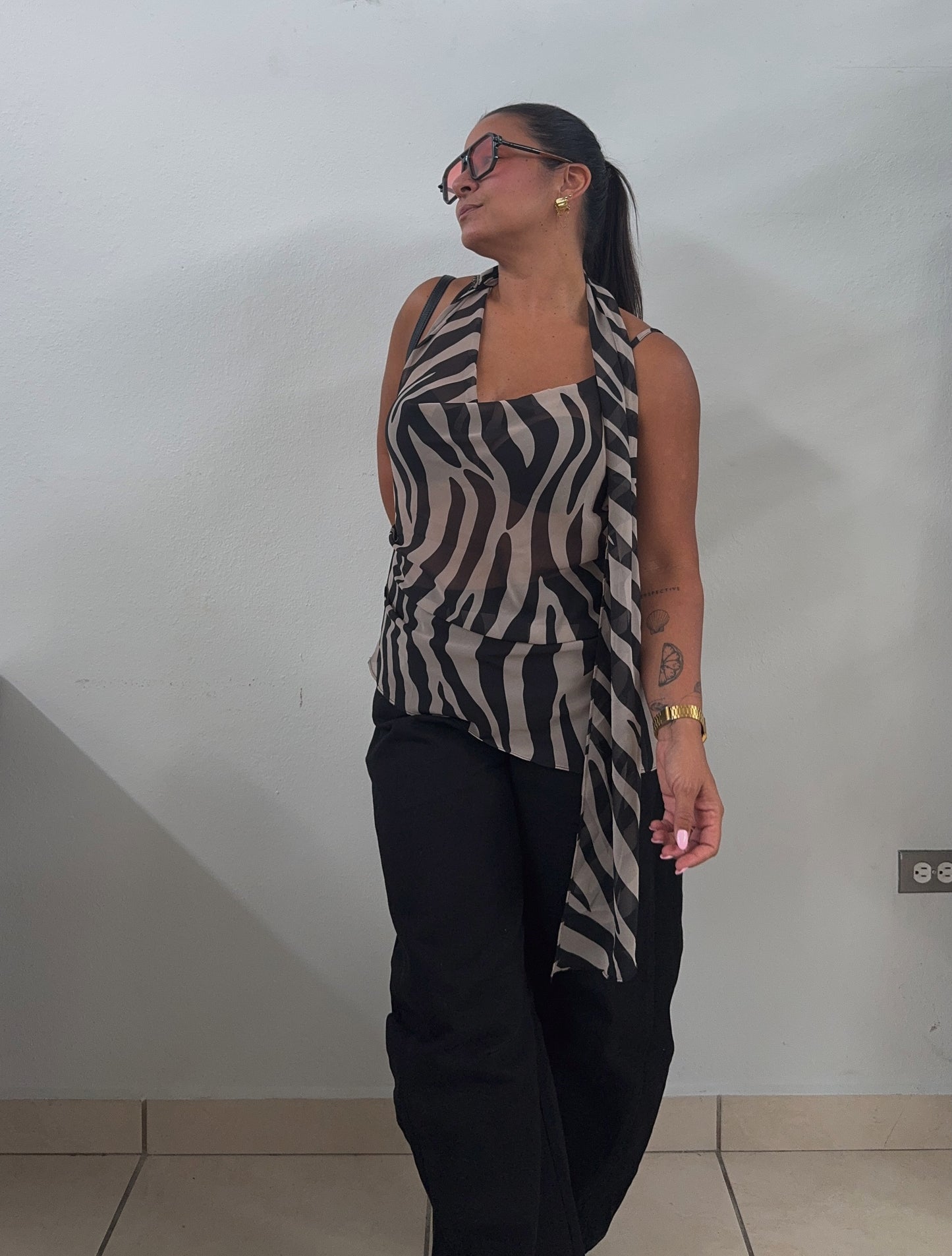 Zebra Top