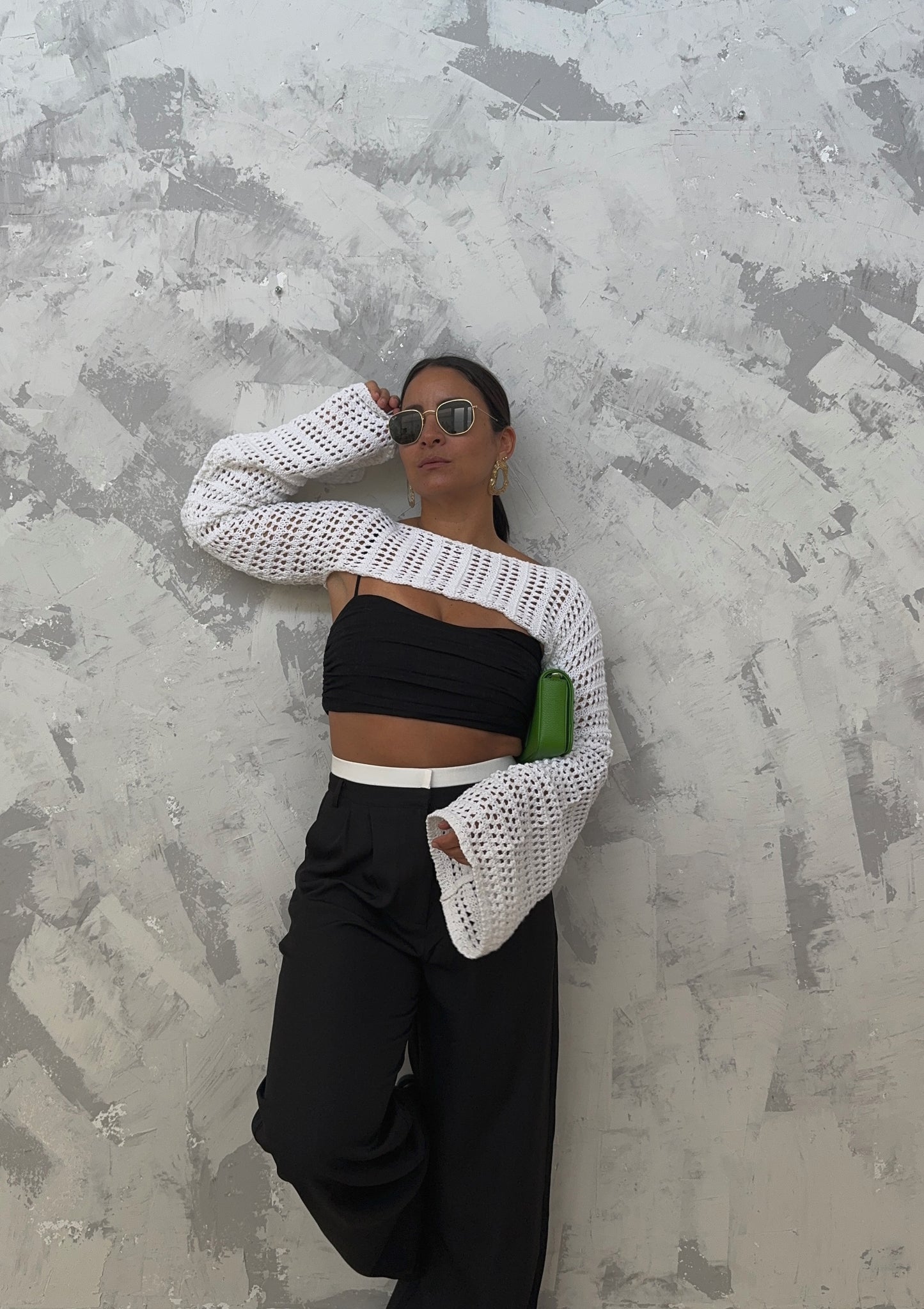 Contrast Waist Pants