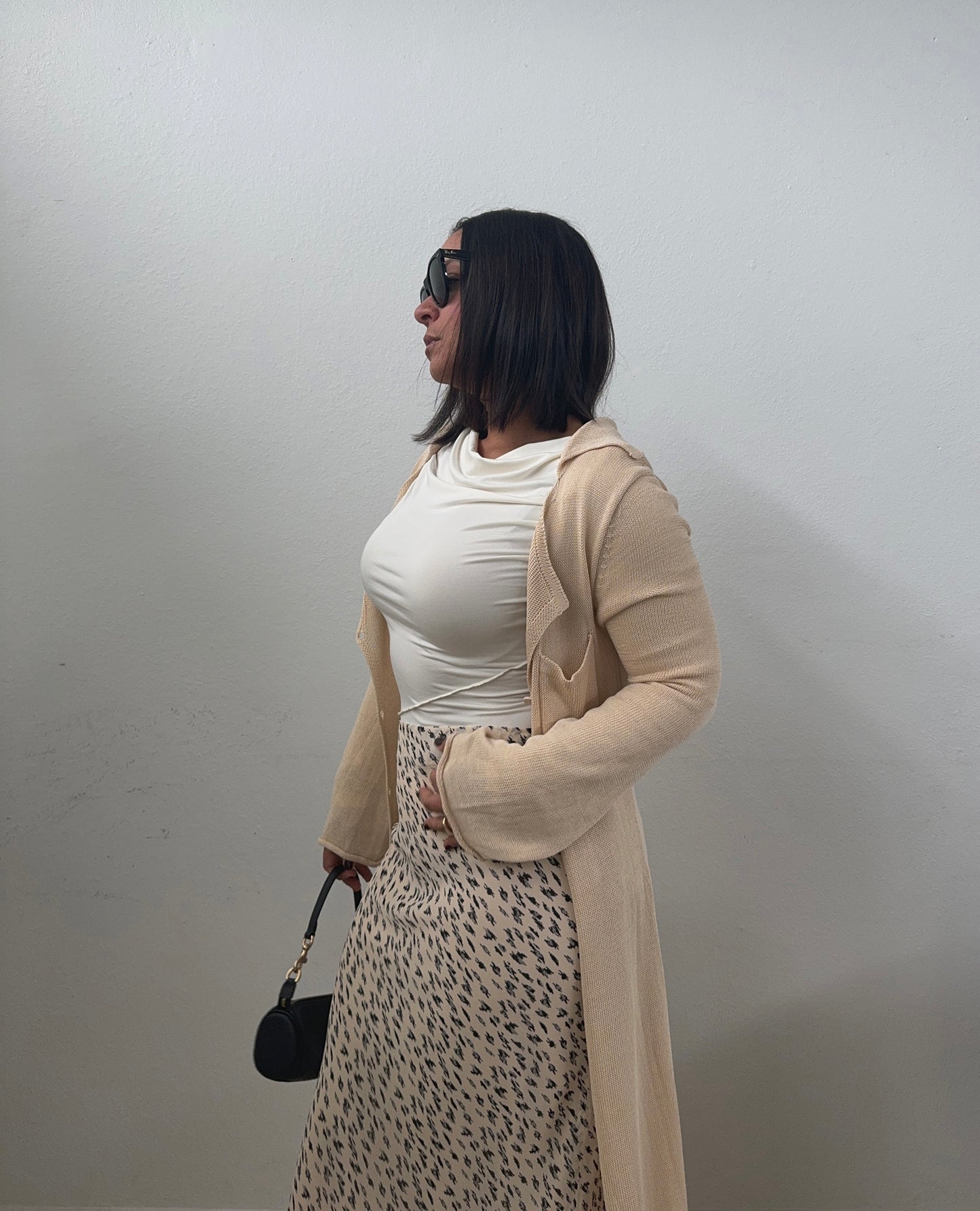 Ditsy Leopard Print Skirt