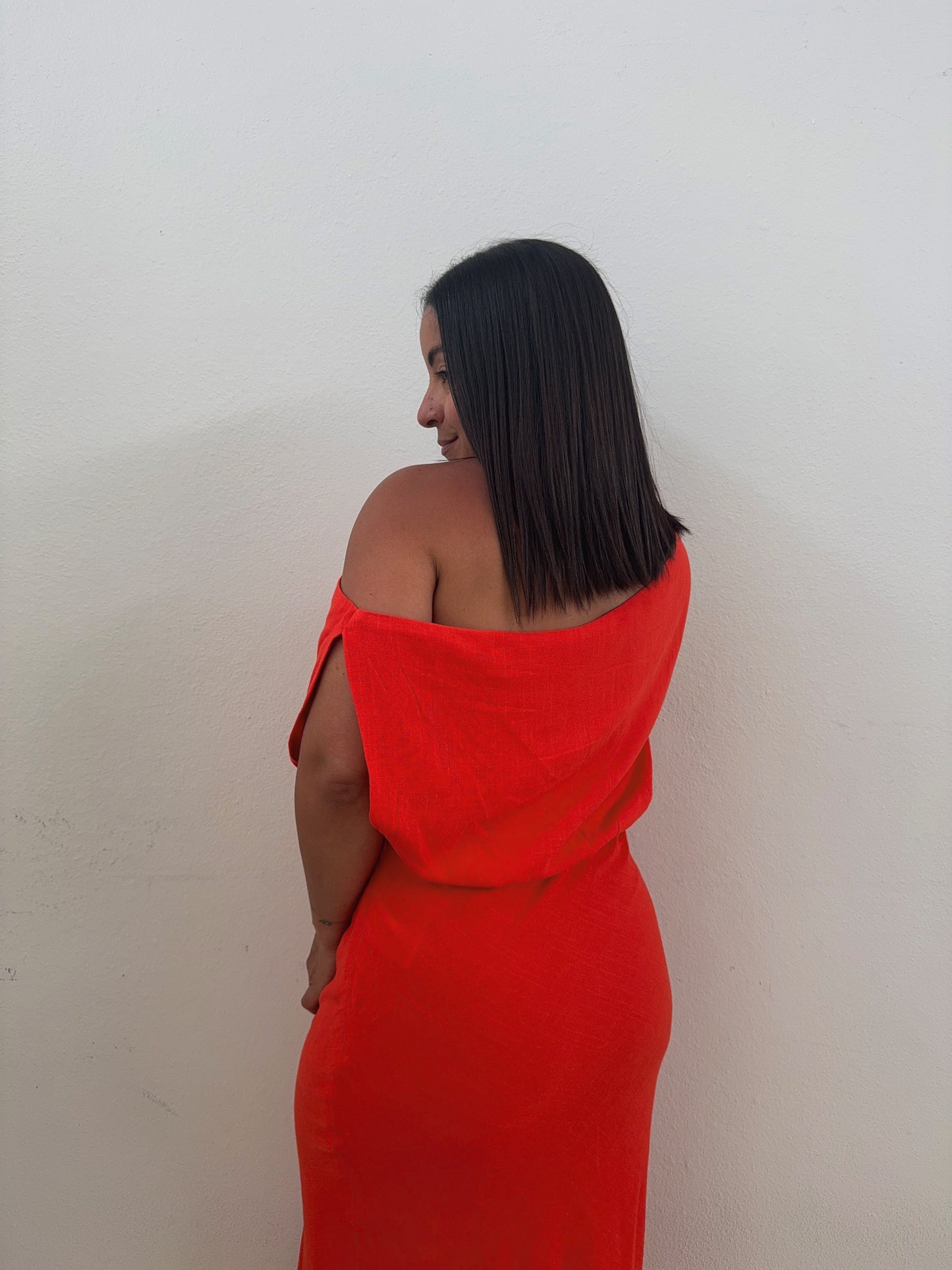 Solana One Shoulder Maxi