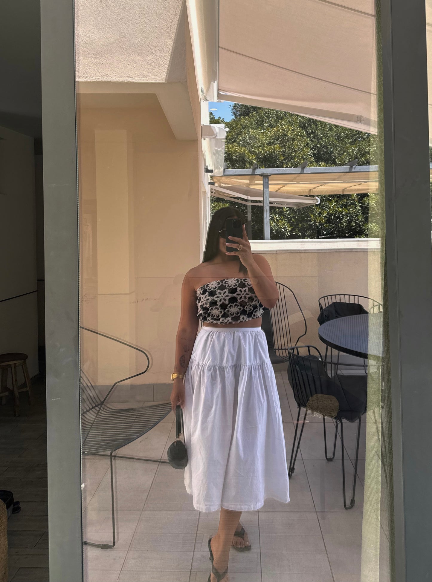 Lagoon Halter Top and Skirt Set