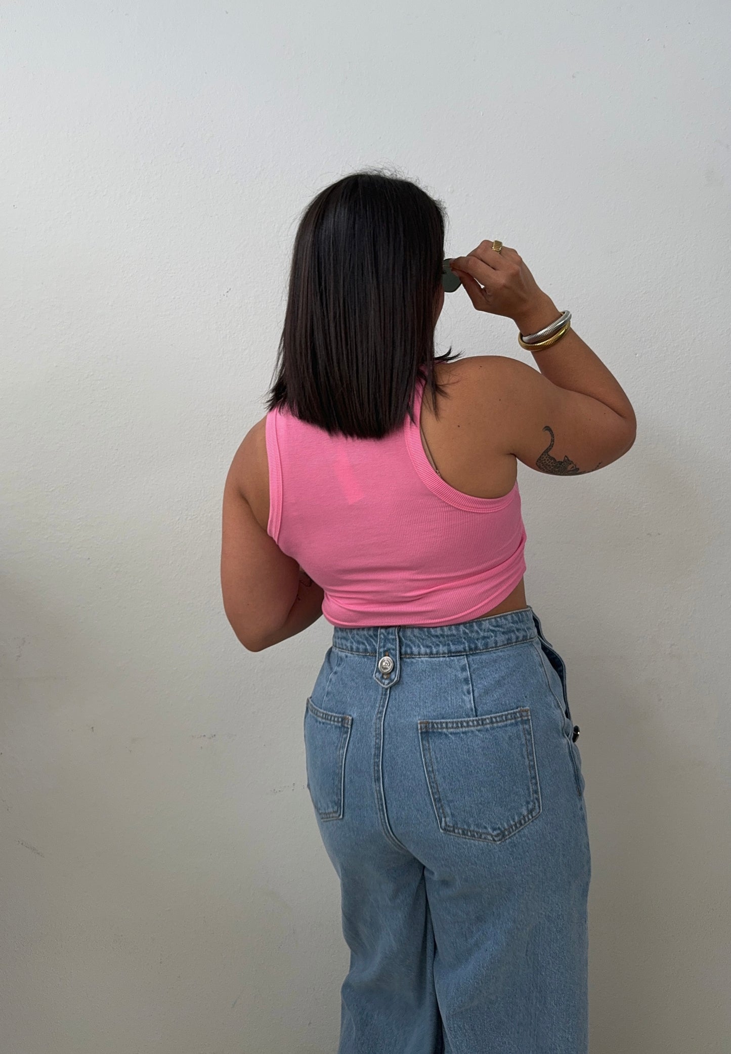 Pink Crop Top
