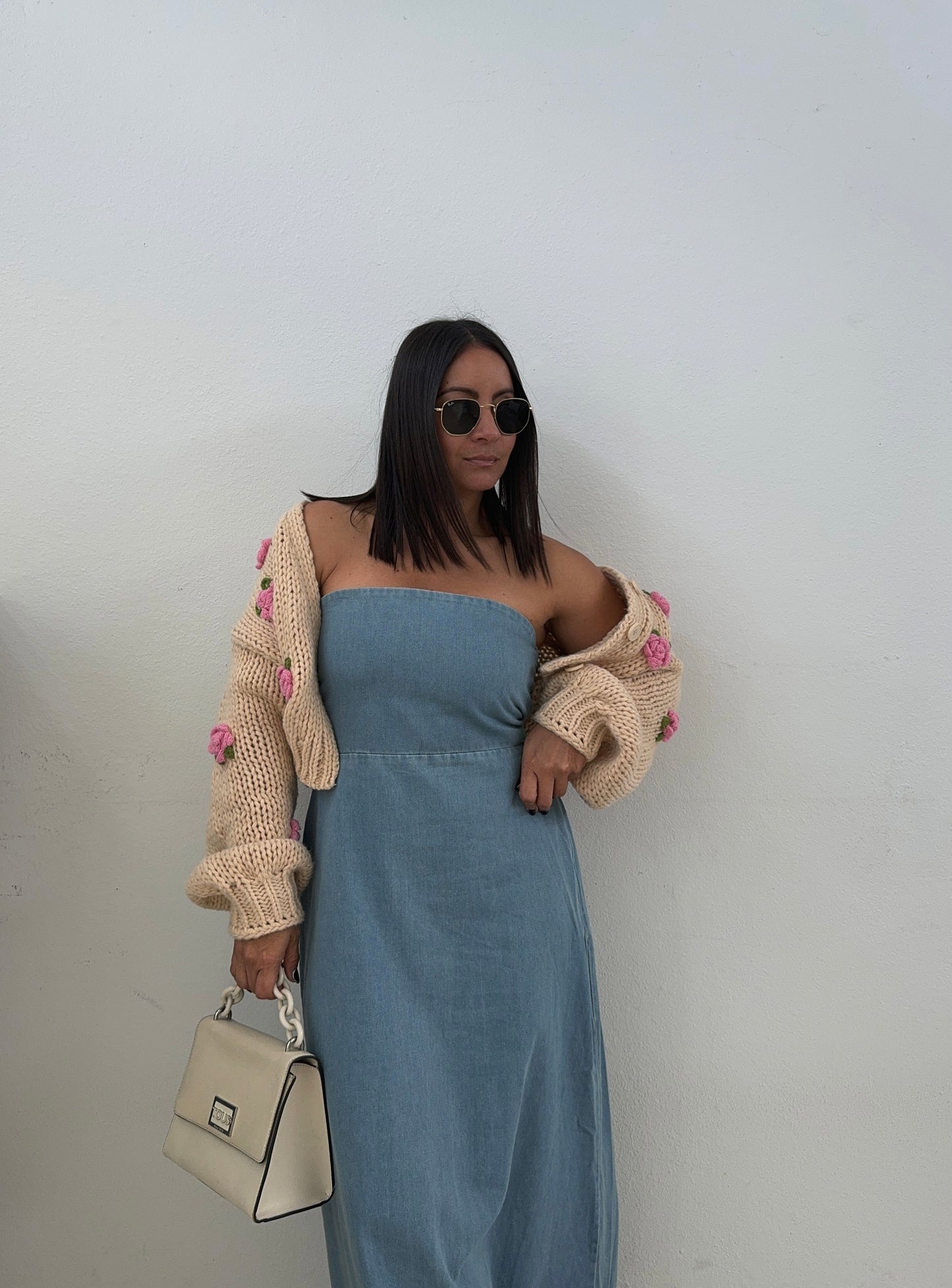 Mila Denim Maxi Dress