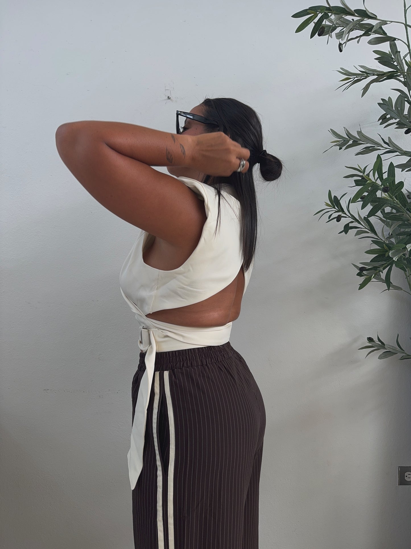 Noa Pinstripe Pants