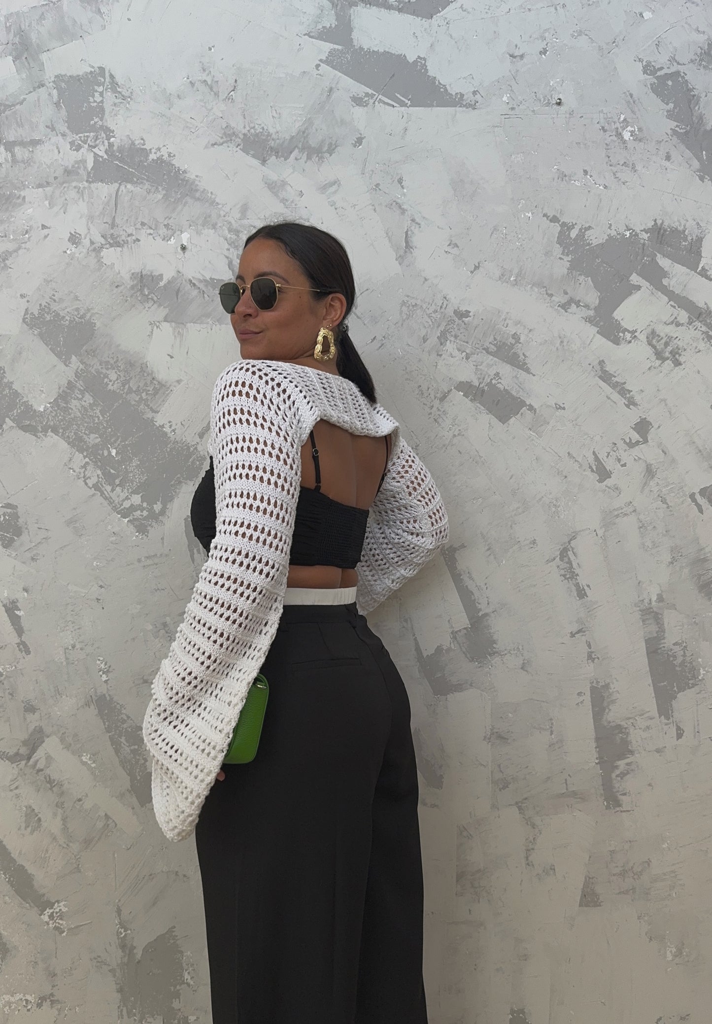 Contrast Waist Pants