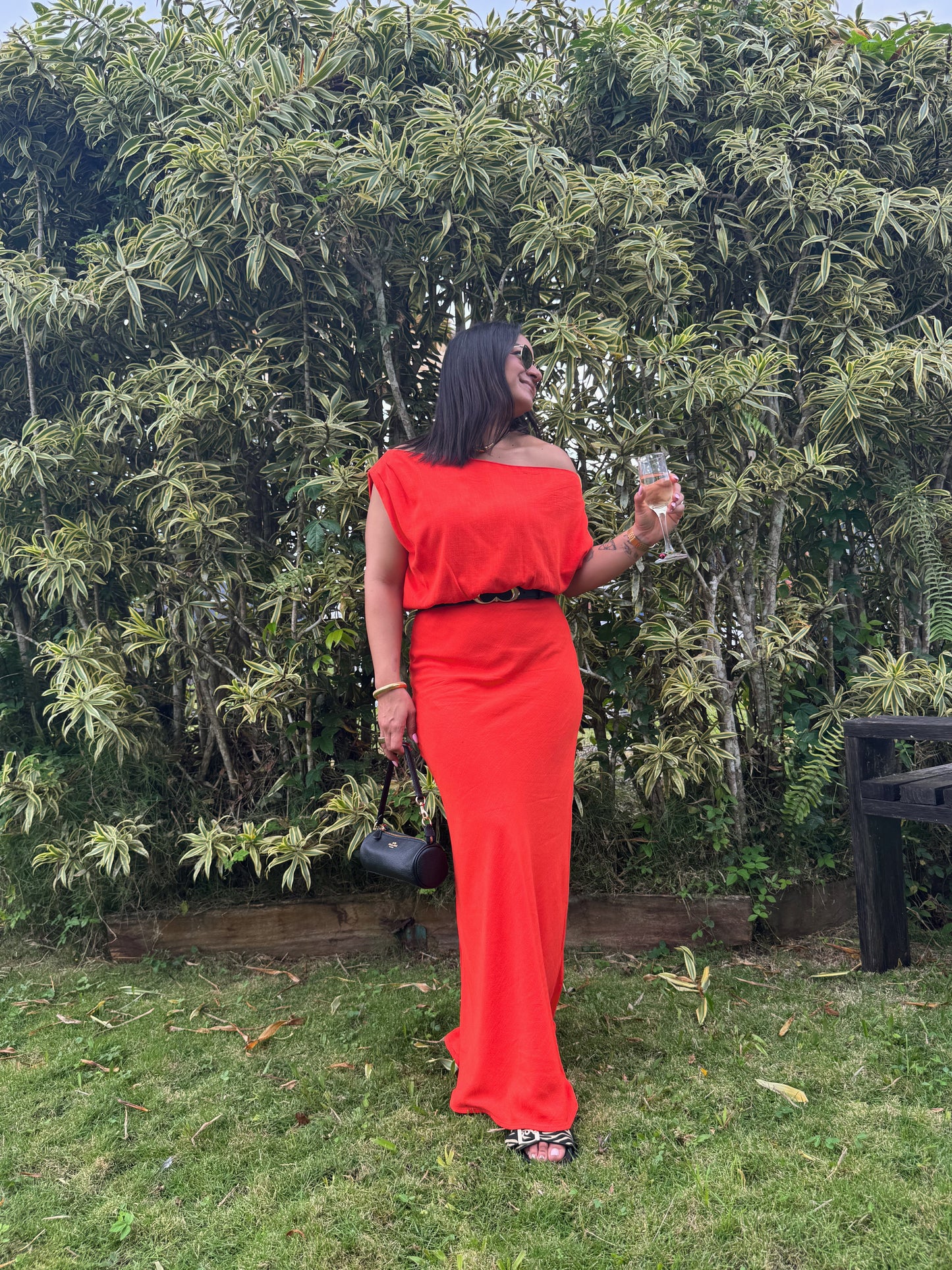 Solana One Shoulder Maxi