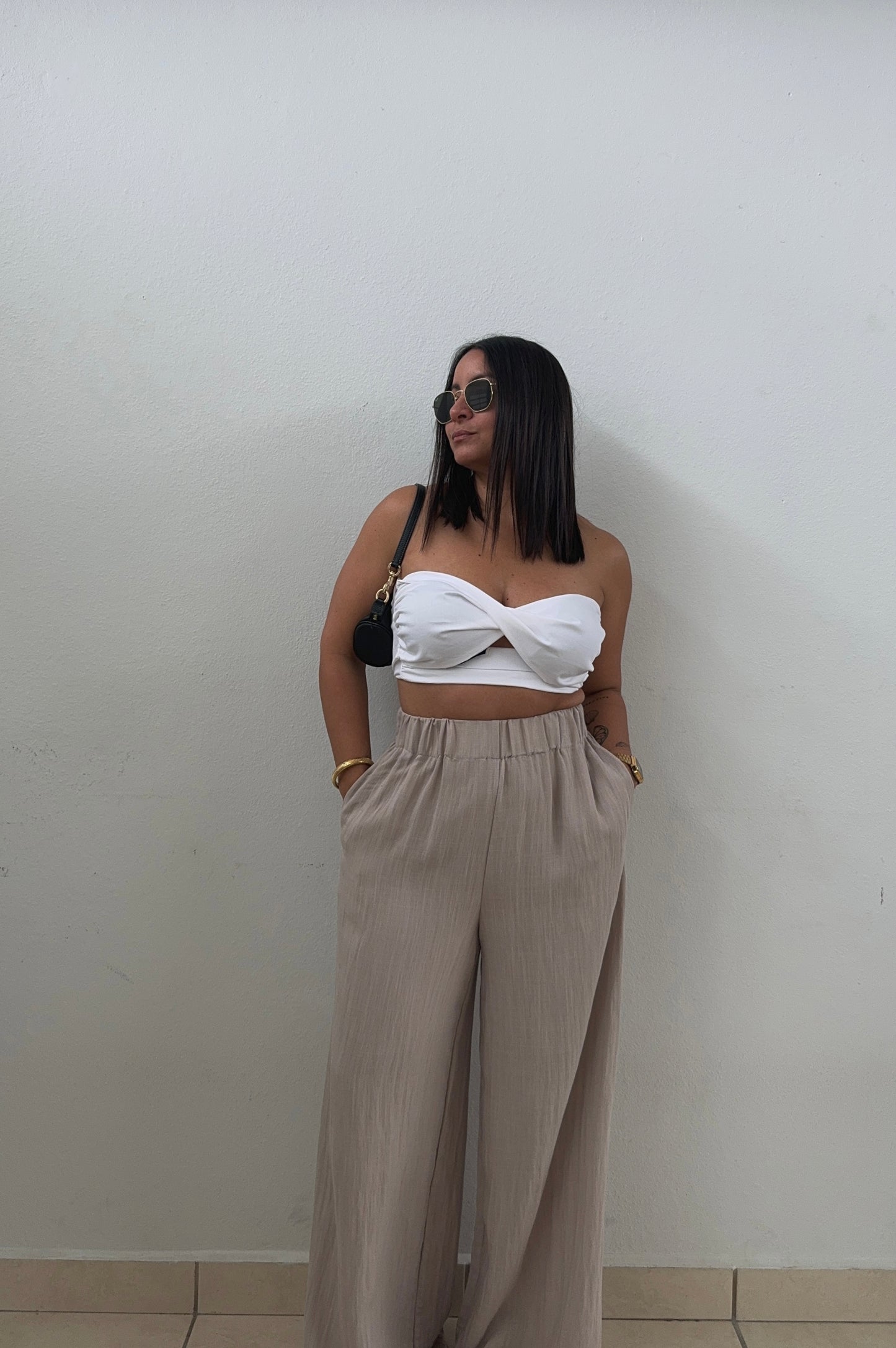 Khaki Beach Pants