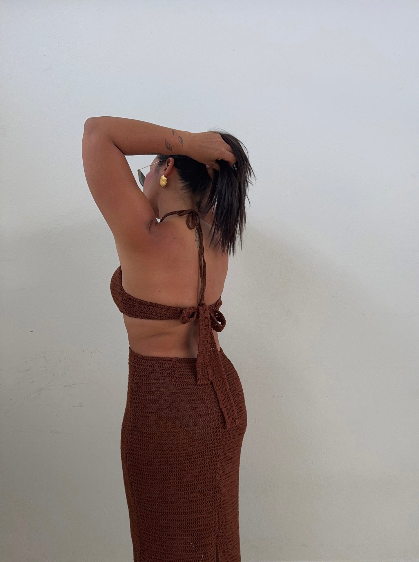 Cleo Crochet Maxi Dress