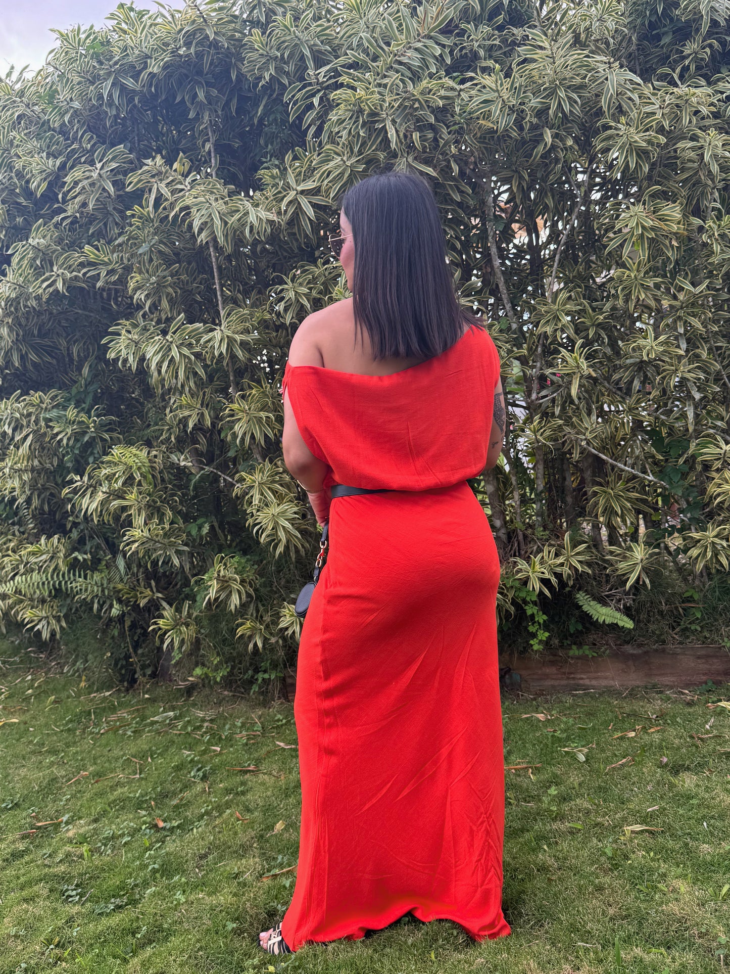 Solana One Shoulder Maxi