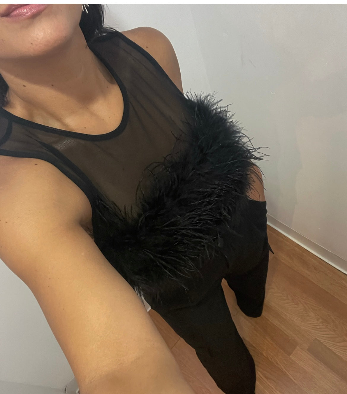 Black Cargo Trousers