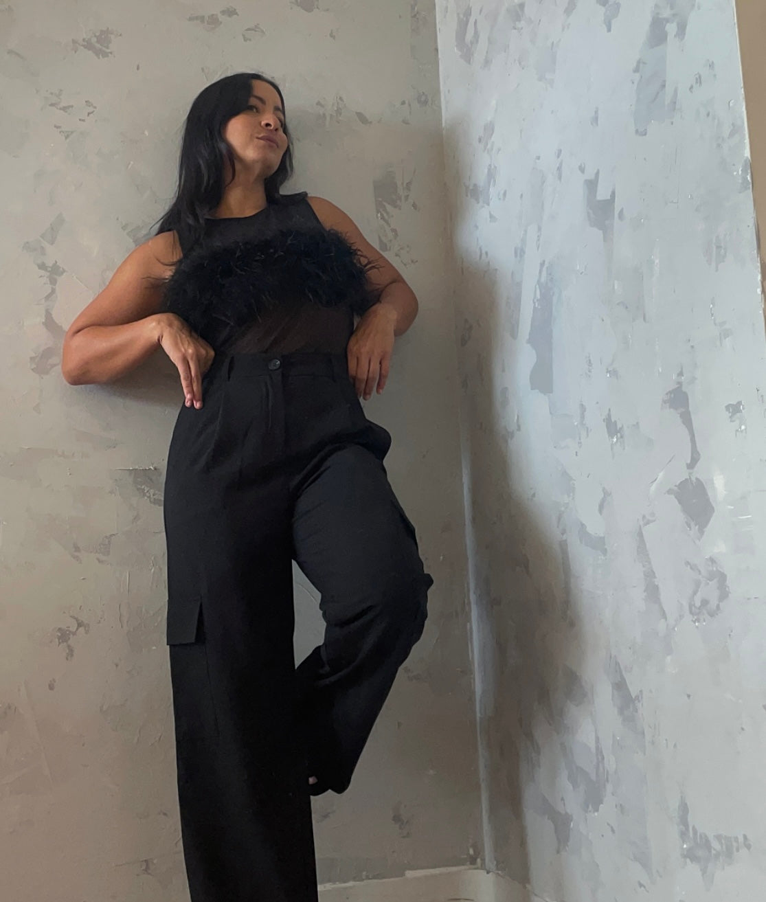 Black Cargo Trousers