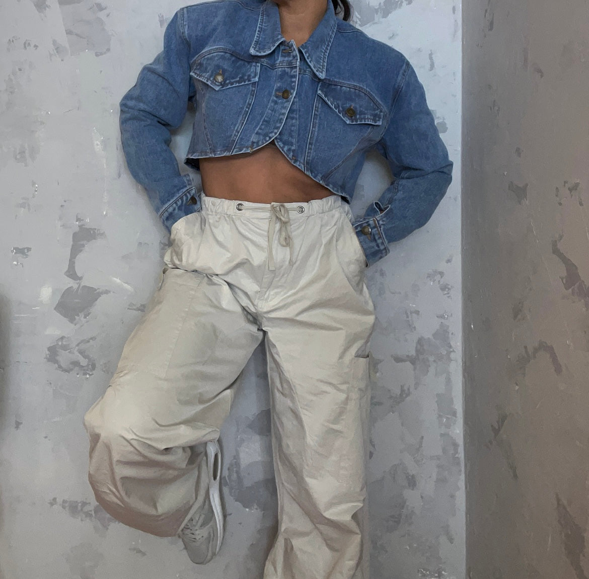 Khaki Parachute Pants