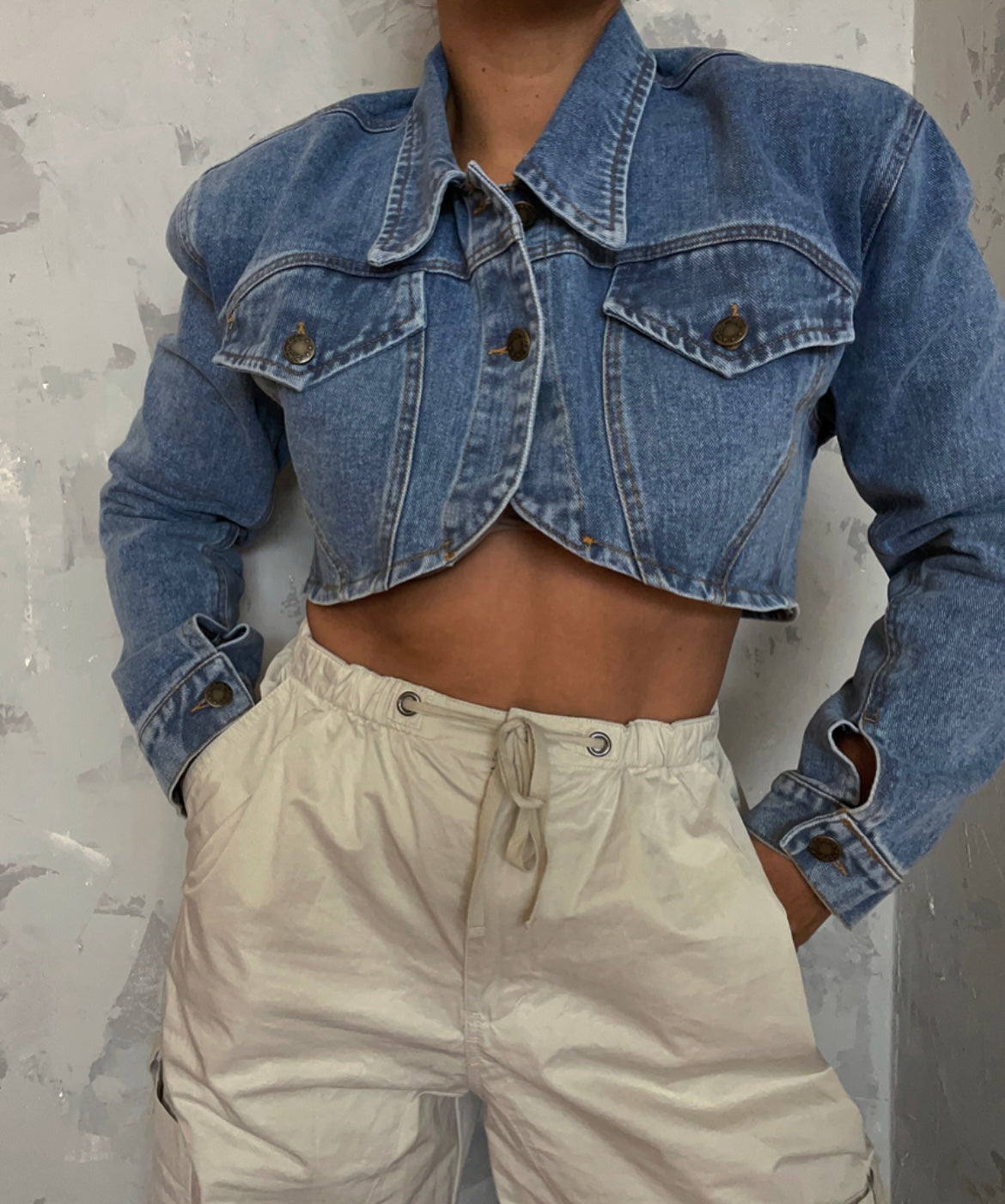 Khaki Parachute Pants