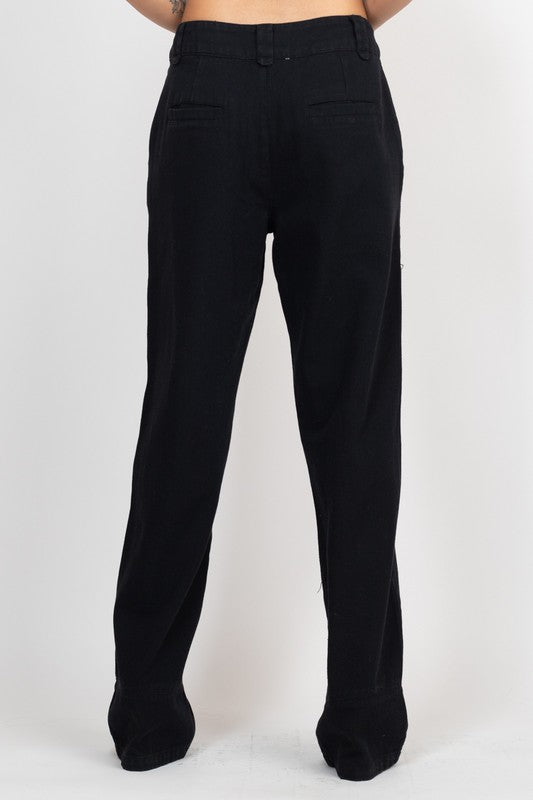 Low Rise Denim Pants