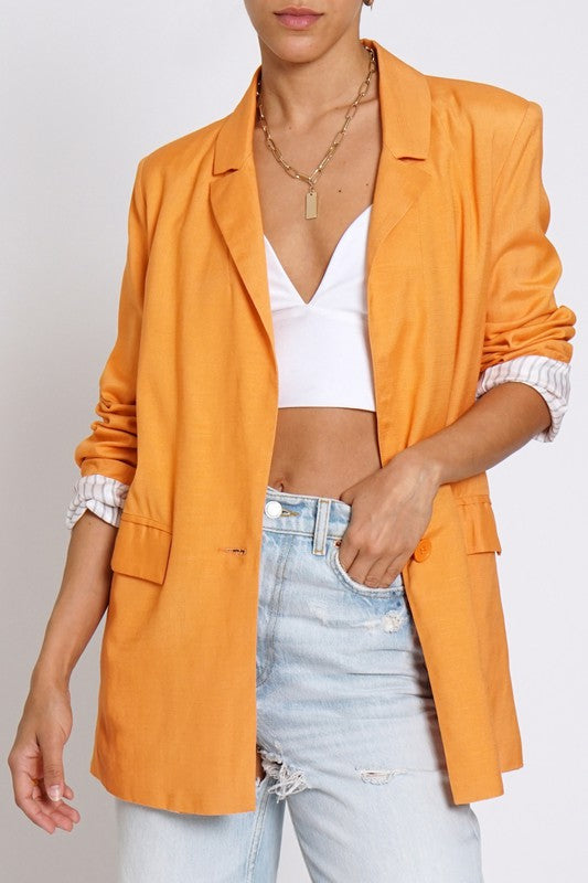 Orange Blazer