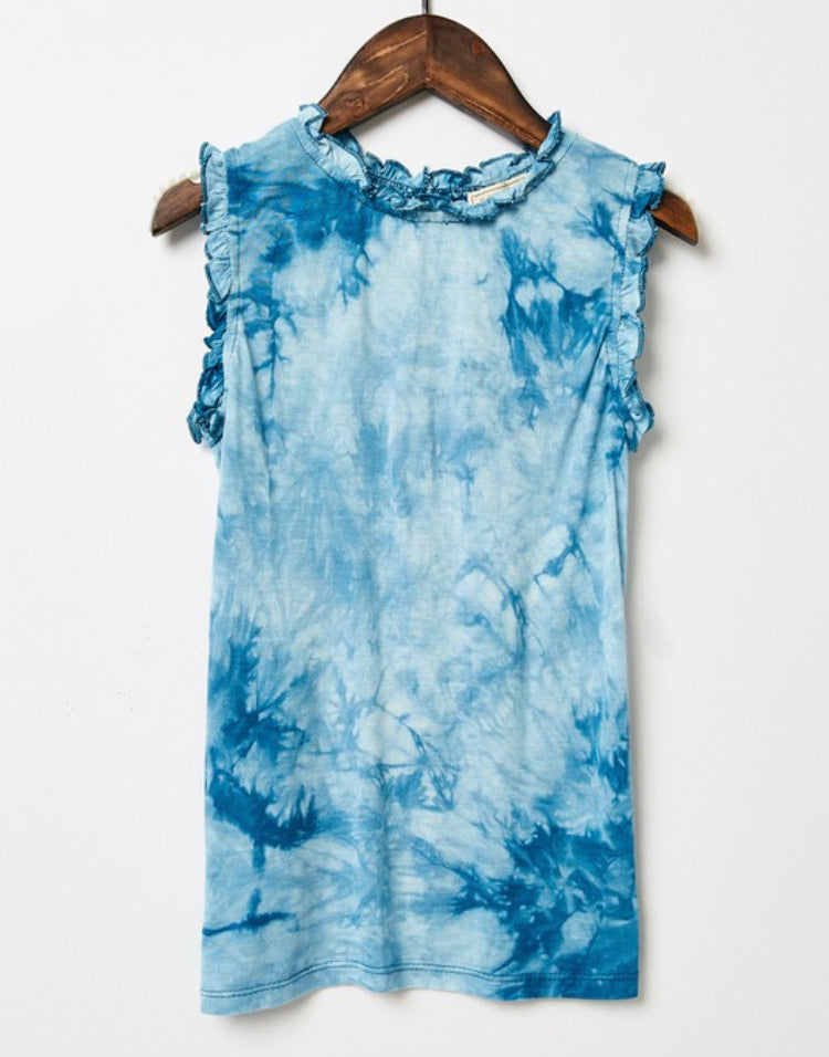 Teal Tie Dye Top
