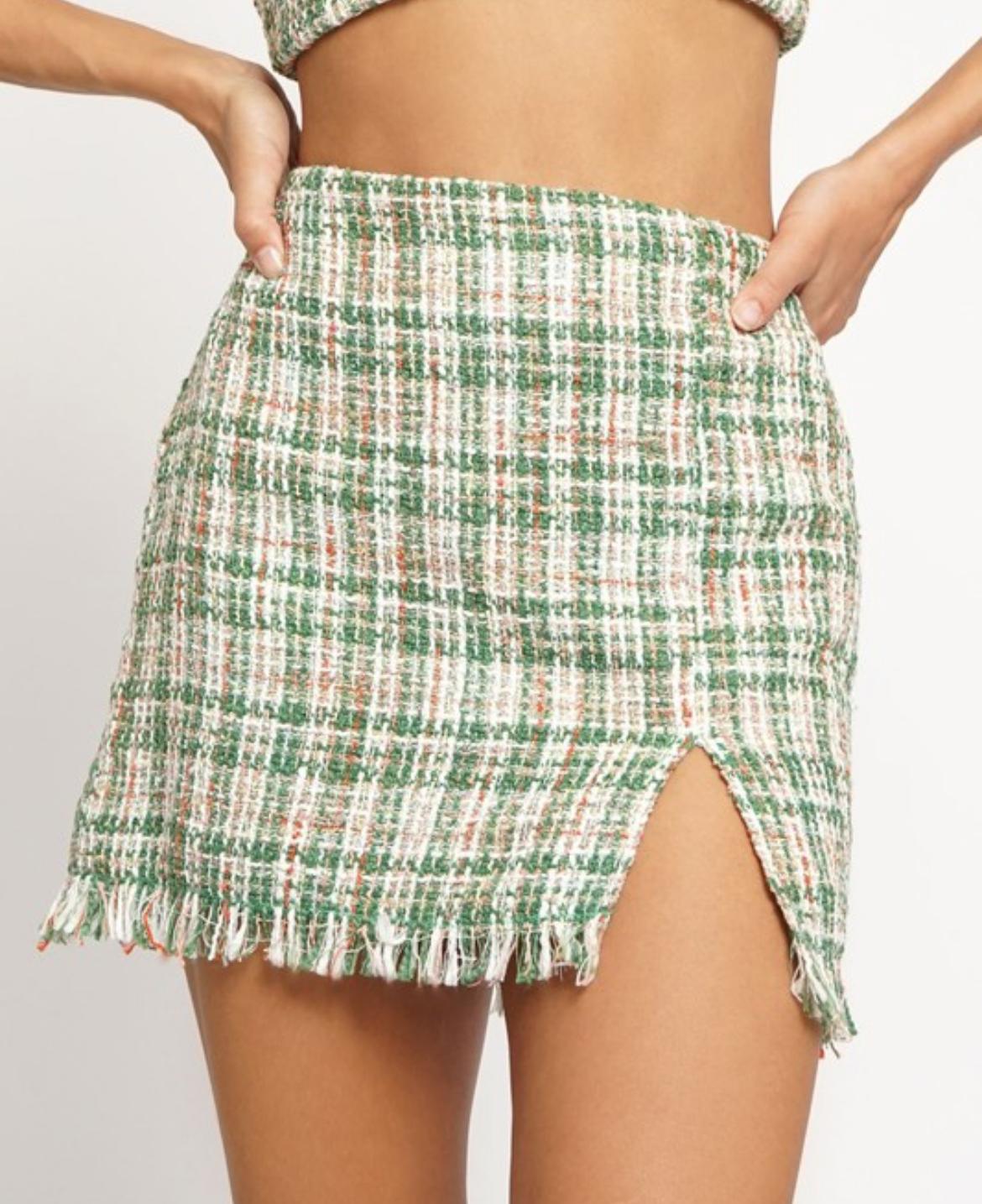 Green Frayed Set