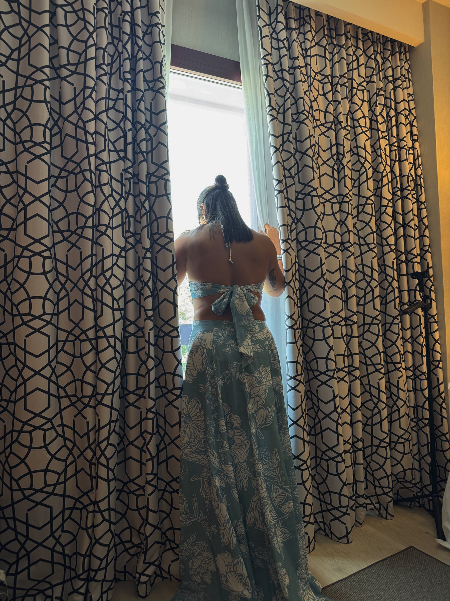Floral Halter Maxi Dress