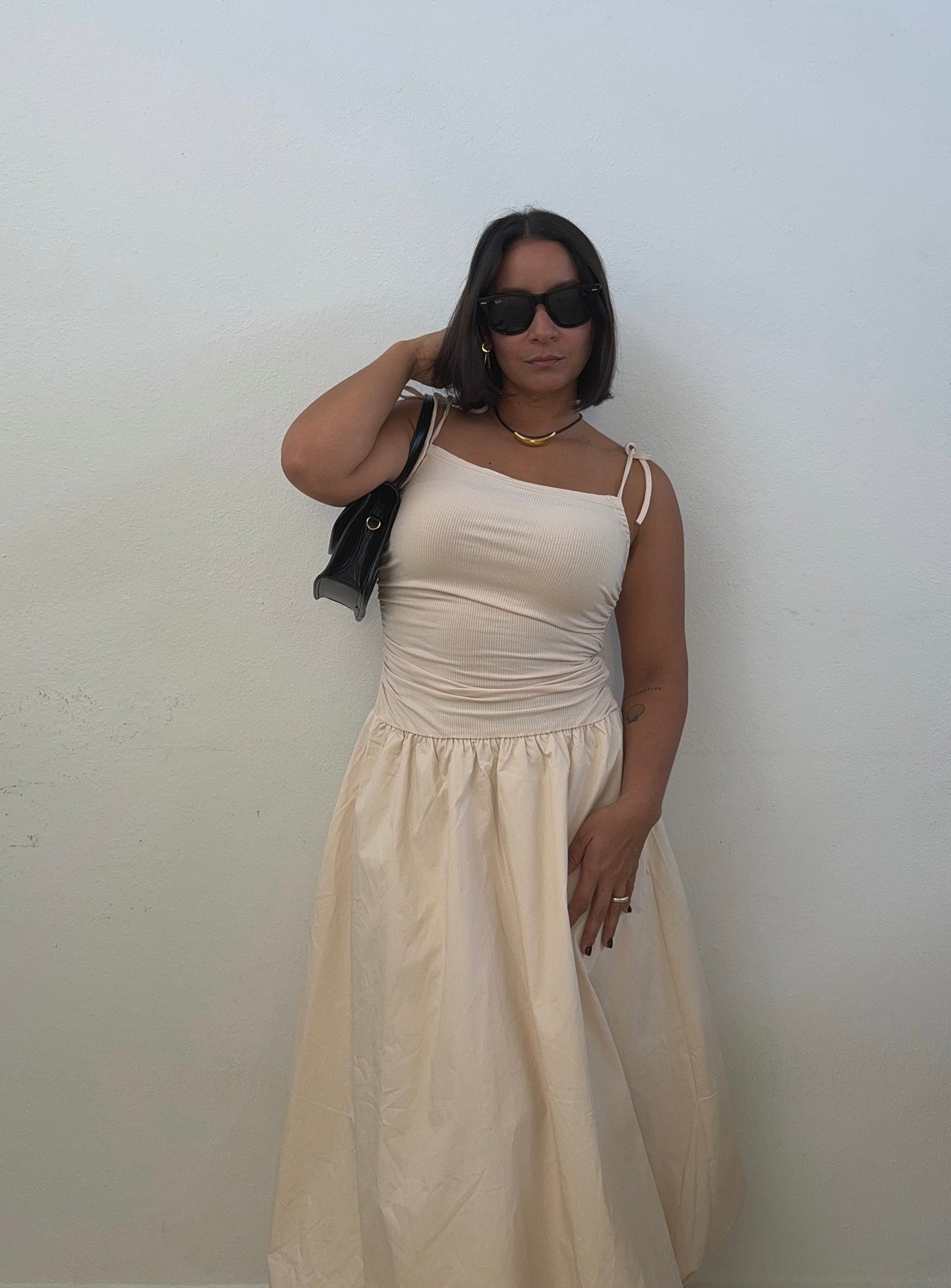 Vanilla Puff Maxi Dress