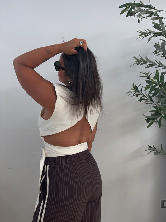 Mila Open Back Vest