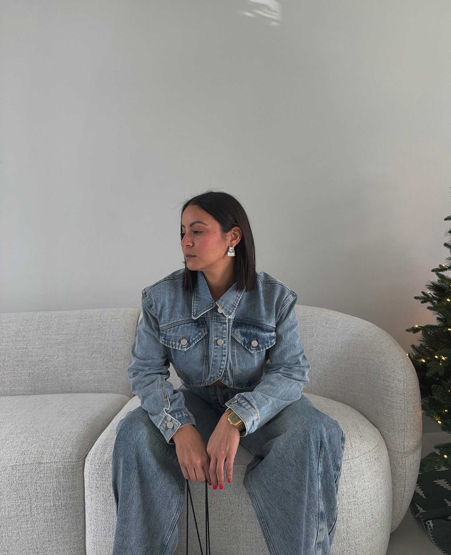 Julia Denim Crop Jacket