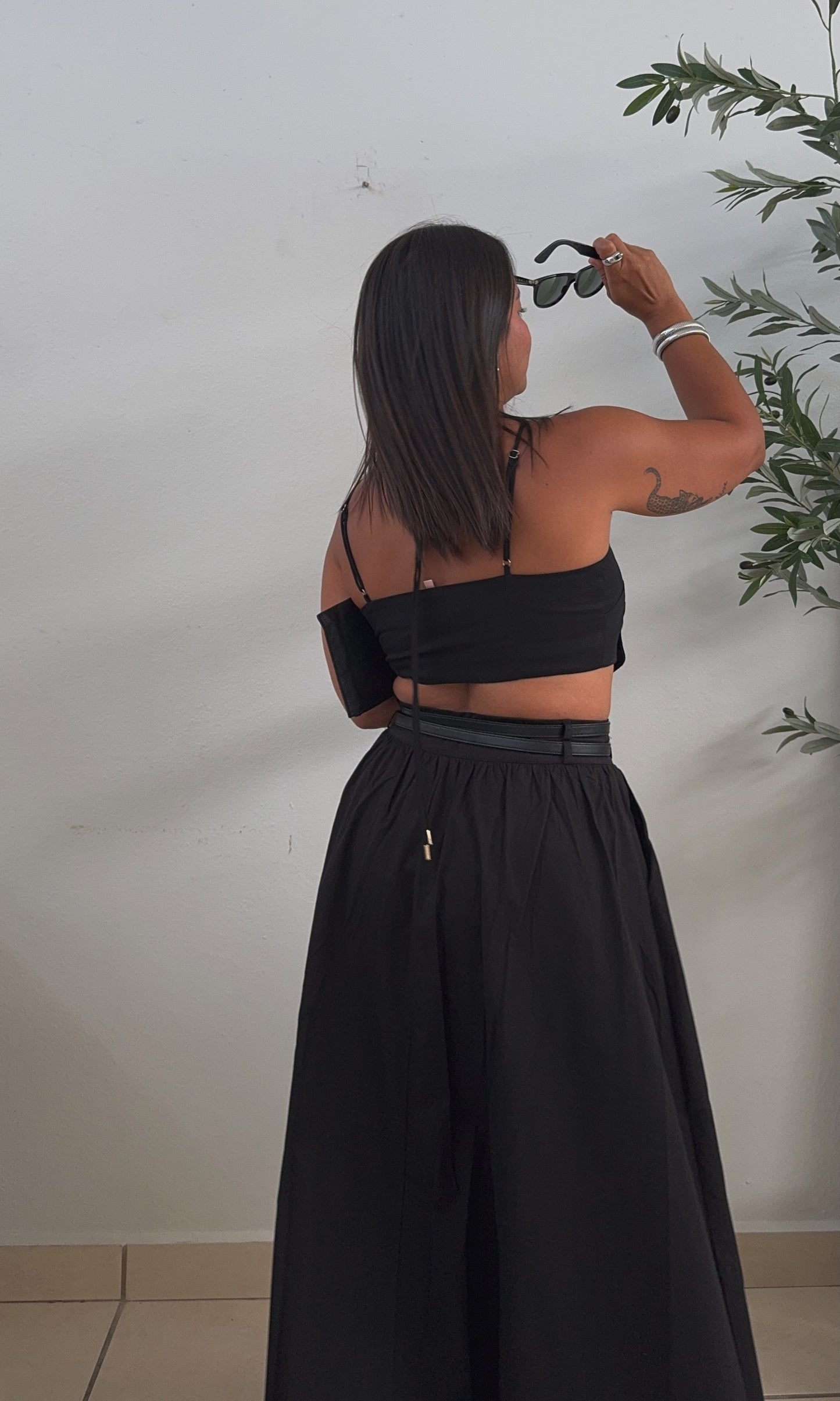 Nala Belted Maxi Skirt