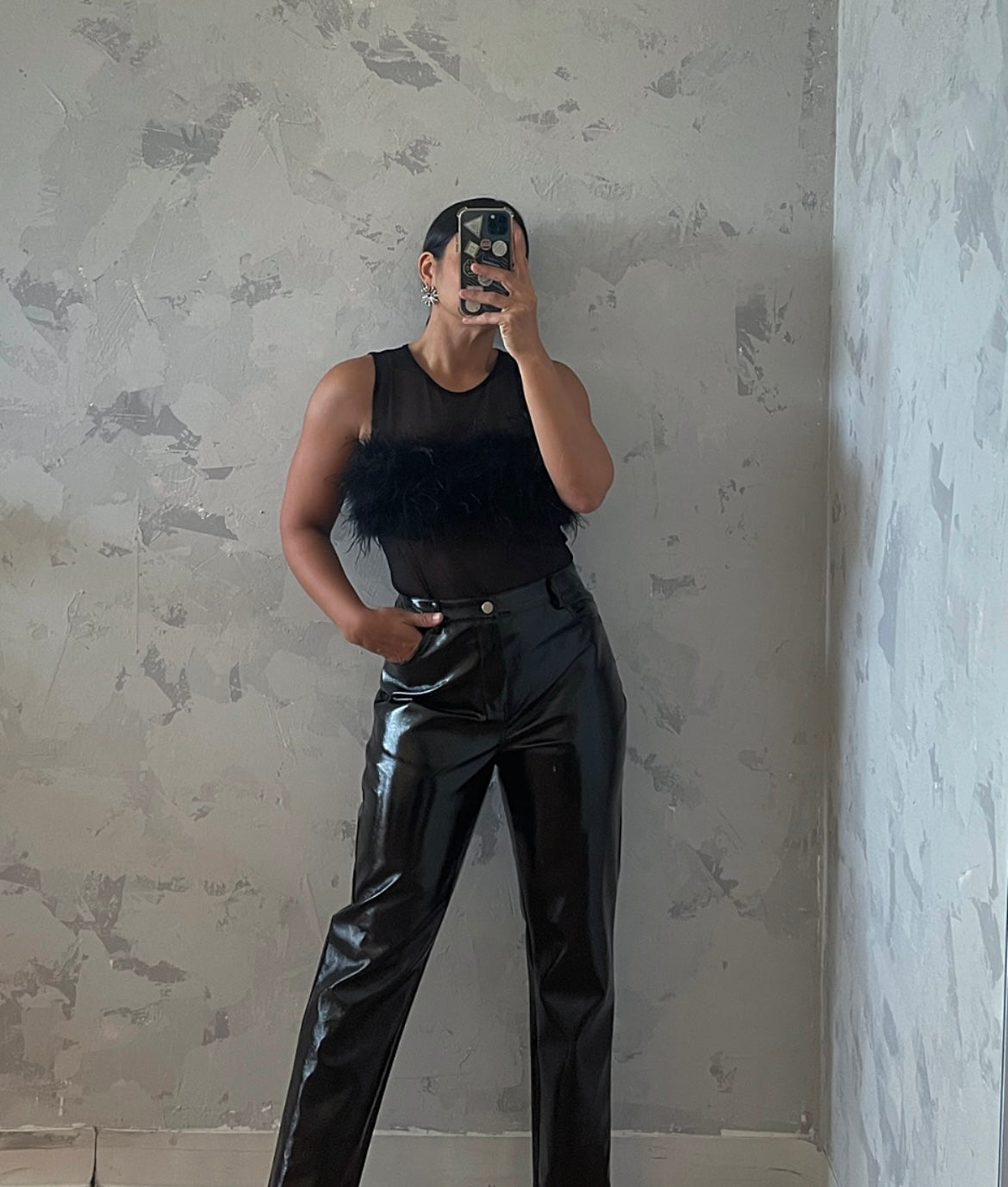 Shiny Gloss Faux Leather Pants Shop Freedom