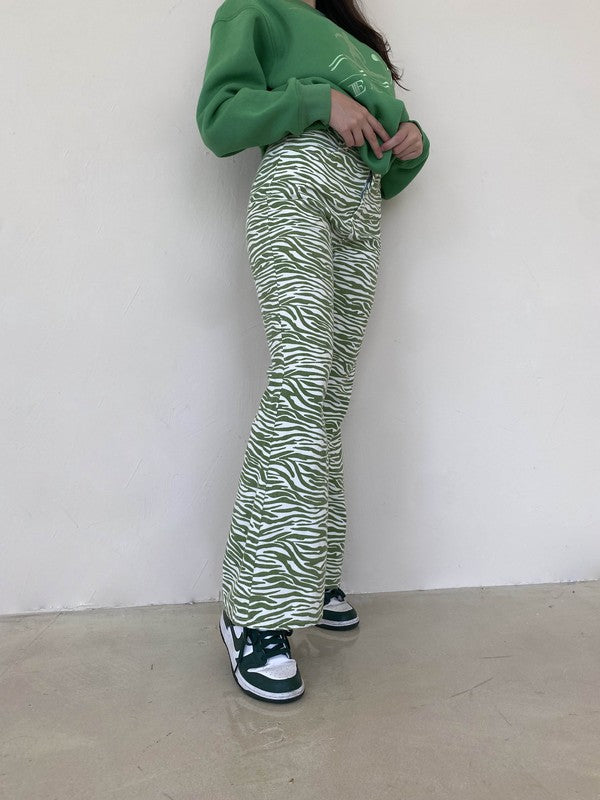 Avocado Zebra Pants