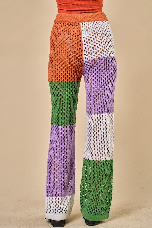 Color Block Cover Up Pants