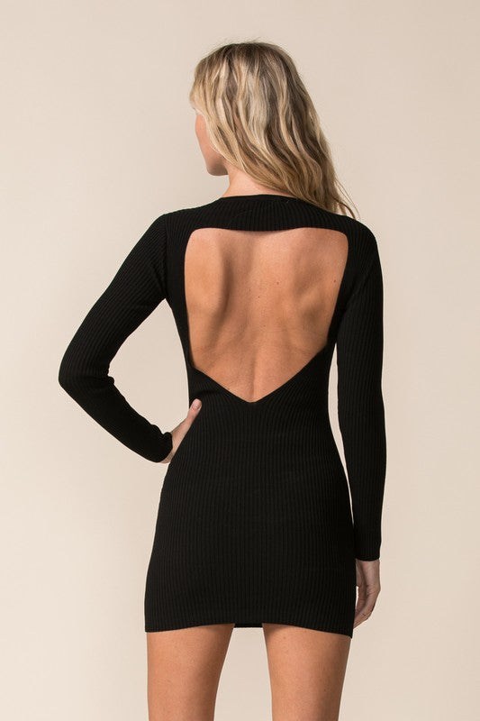 Sexy Back / Black Mini Dress