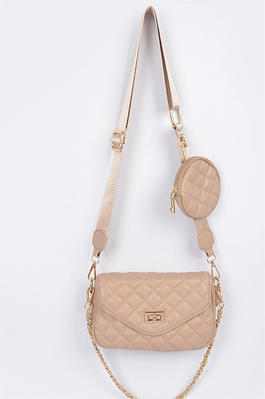 Quilted Faux Leather Bag (4 colors)