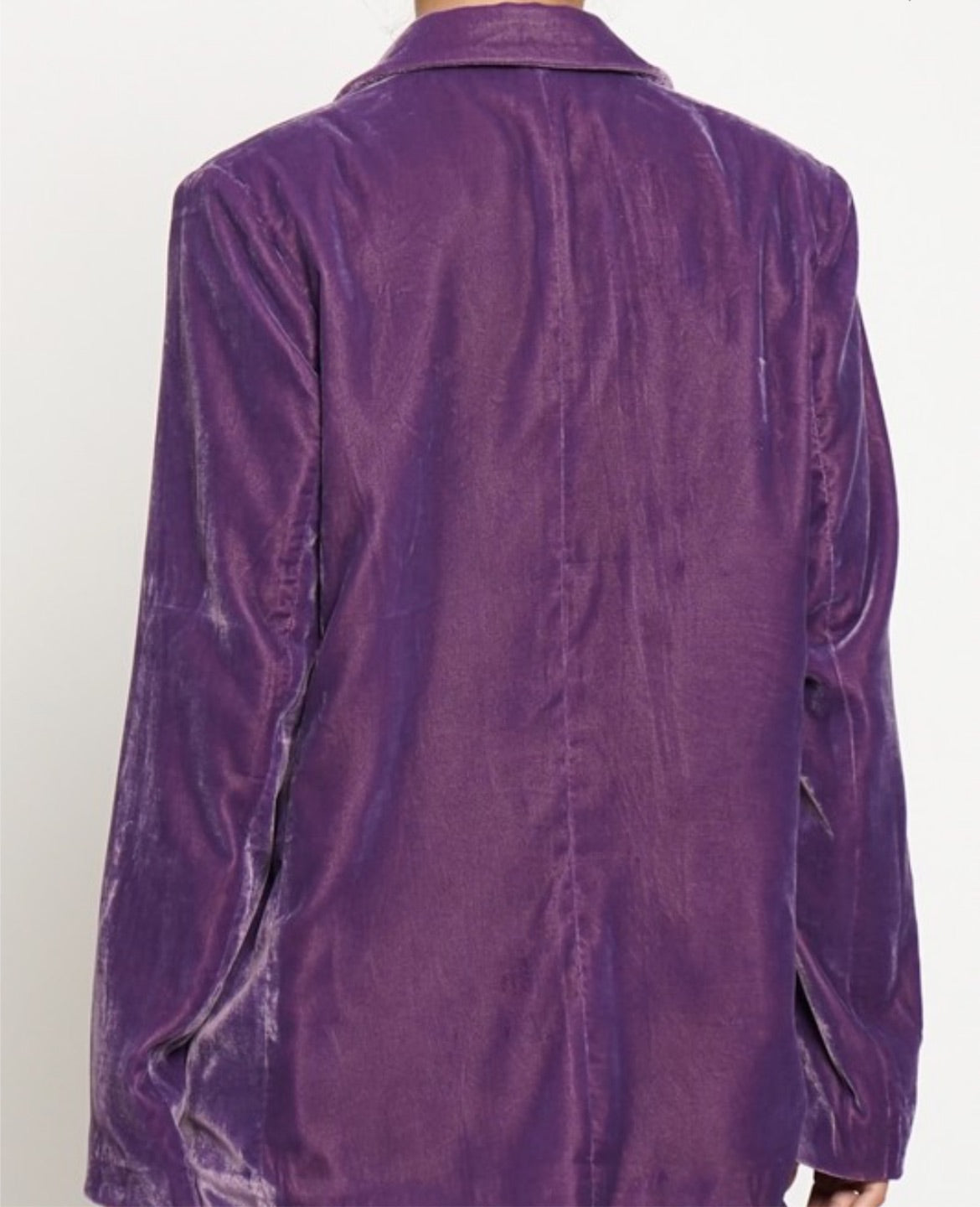 Purple Blazer & Pant Set