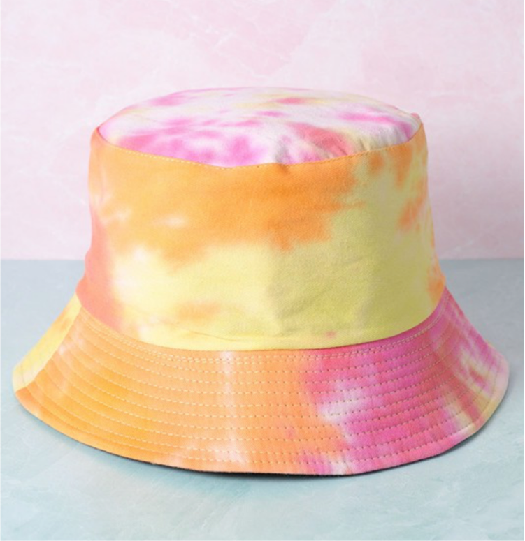 Vintage Canvas Tie Dye Bucket Hat