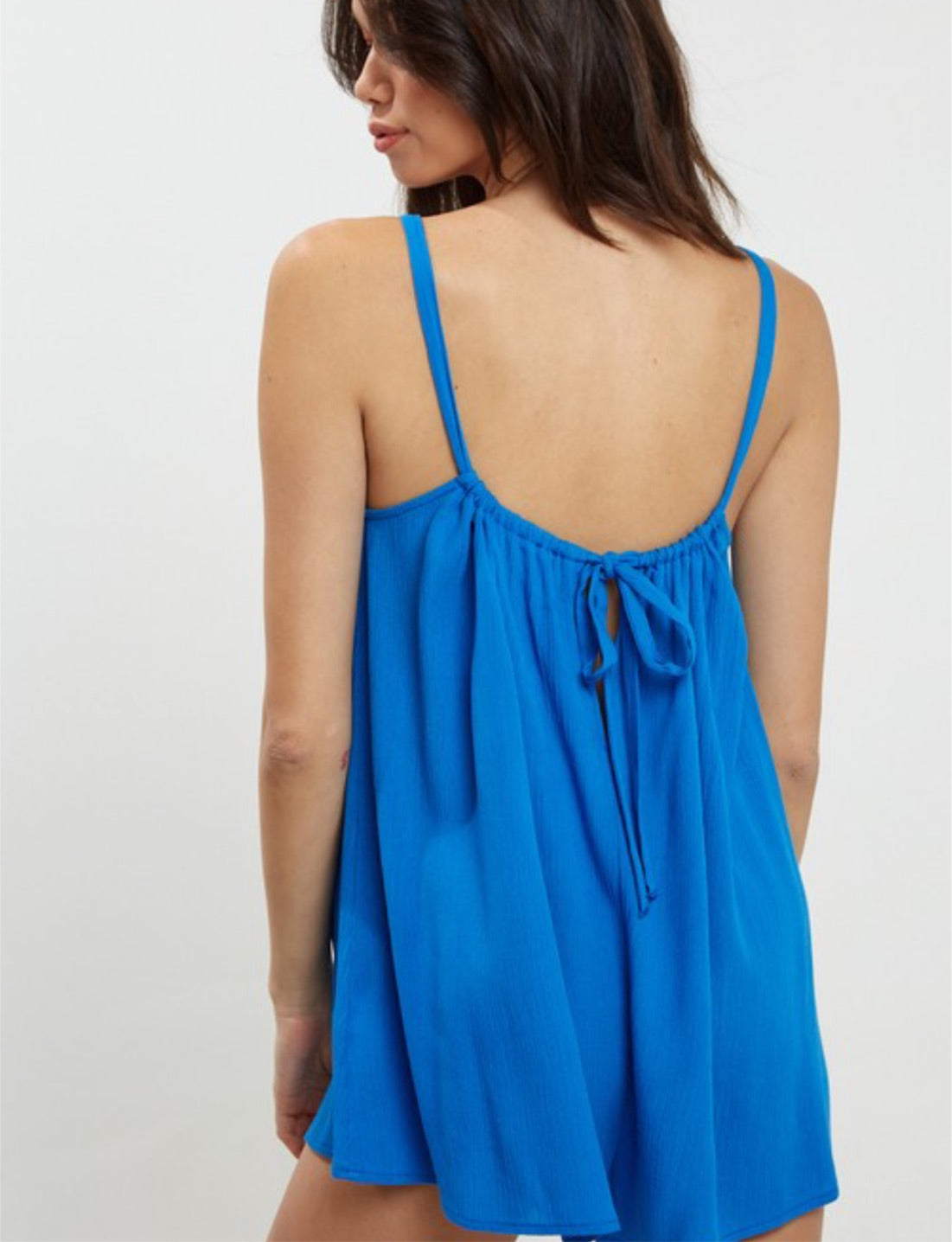 French Blue Romper