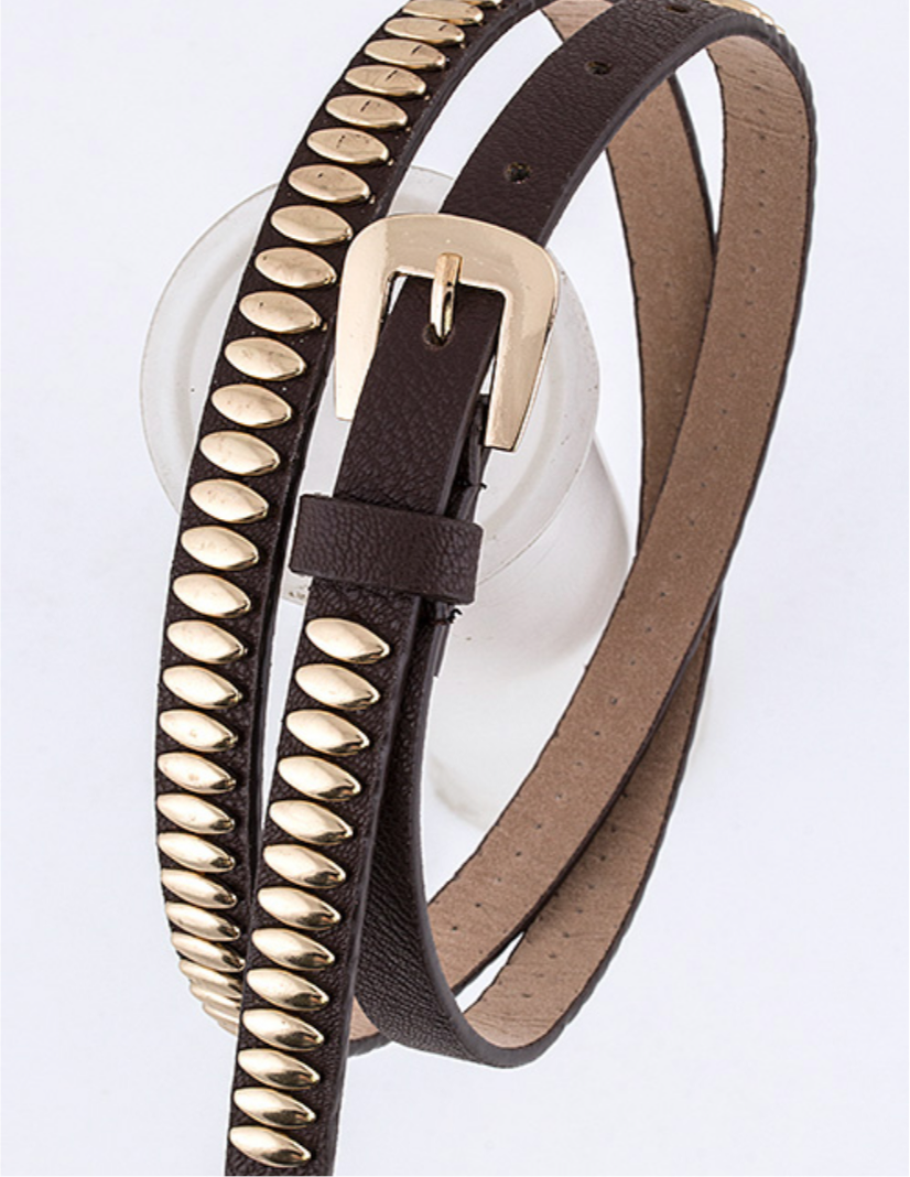 Metallic Studded Belt