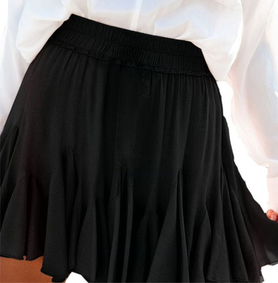 Pleated Skirt, Black