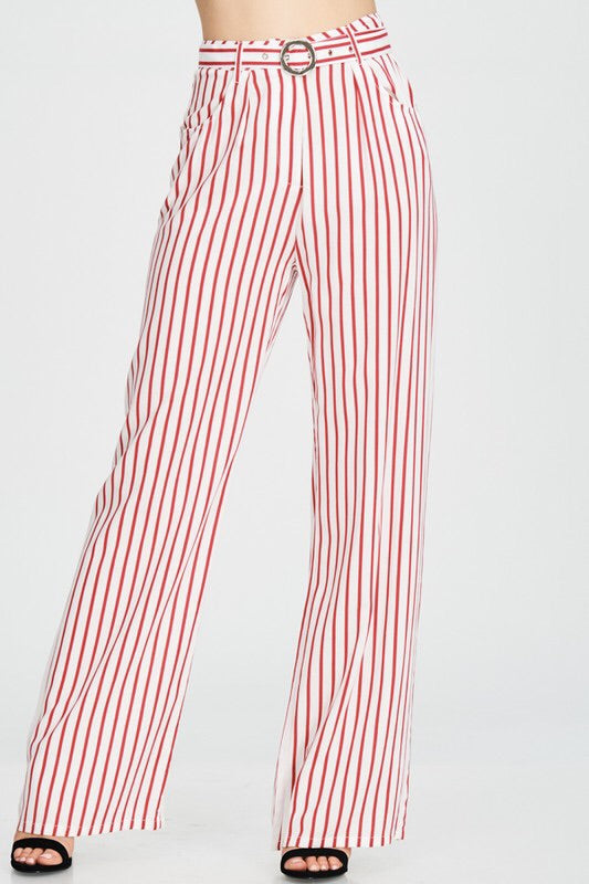 Red Stripes Pants