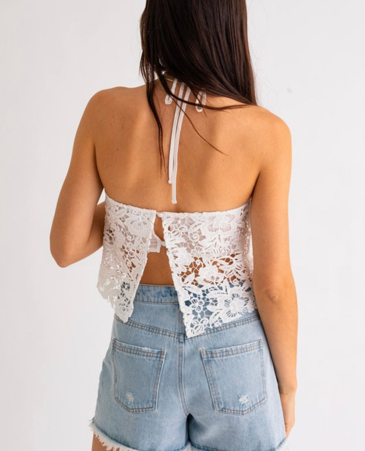 Halter Lace Top